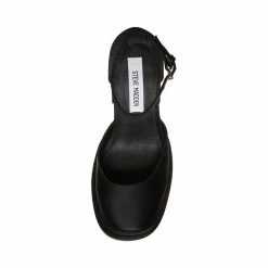 SteveMadden CHARLIZE BLACK SATIN