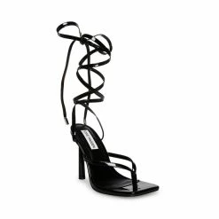 SteveMadden FERNANDA BLACK PATENT All New