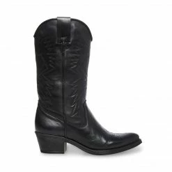 SteveMadden HAYWARD BLACK LEATHER