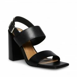 SteveMadden All New HOLLAND BLACK LEATHER