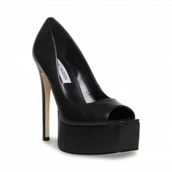 SteveMadden LUST BLACK LEATHER