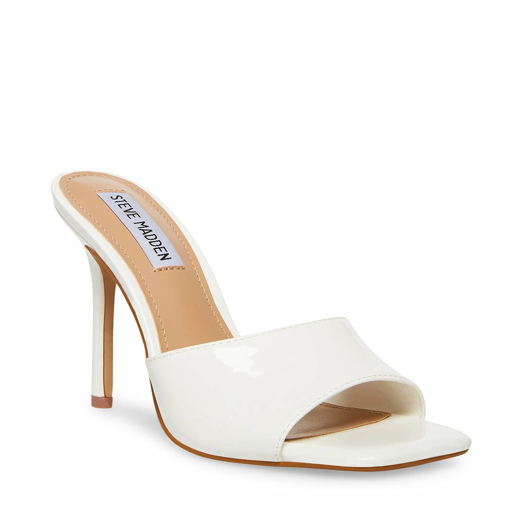 SteveMadden SIGNALL WHITE PATENT All New