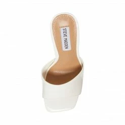 SteveMadden SIGNALL WHITE PATENT All New