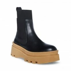 SteveMadden Pre-Order SYLAR BLACK LEATHER