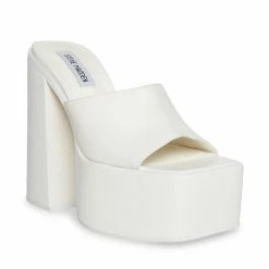 SteveMadden TRIXIE WHITE LEATHER