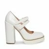 SteveMadden All New TWICE WHITE PATENT
