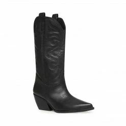 SteveMadden WEST BLACK LEATHER