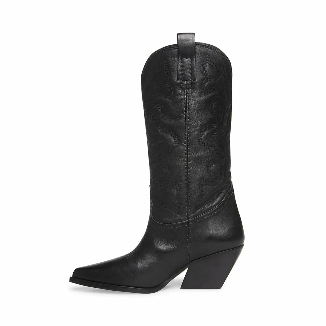 SteveMadden WEST BLACK LEATHER