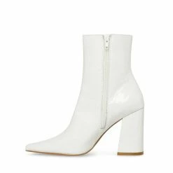 SteveMadden ZOE WHITE PATENT All New