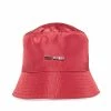 SteveMadden NYLON BUCKET HAT BURGUNDY