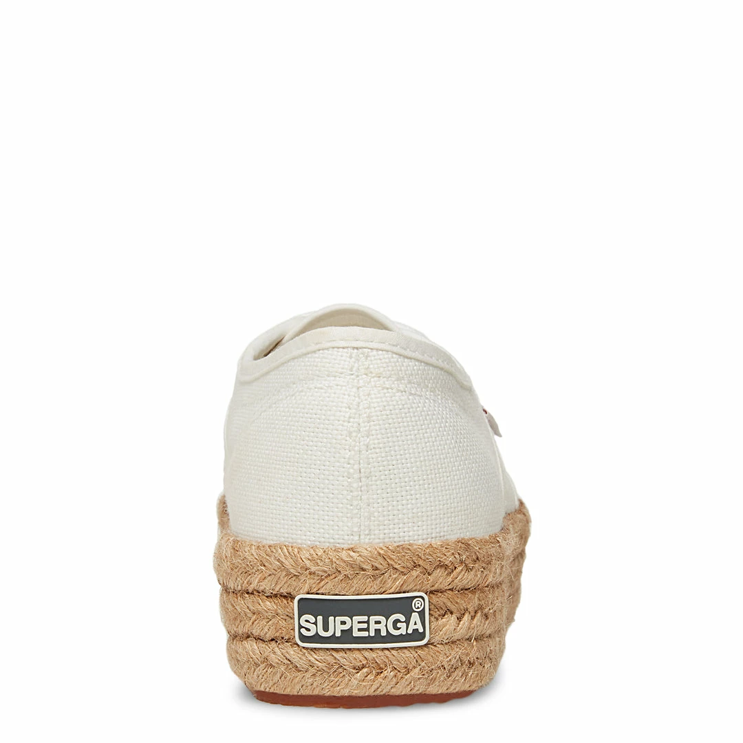 SteveMadden Super Platforms S00CF20 WHITE FABRIC