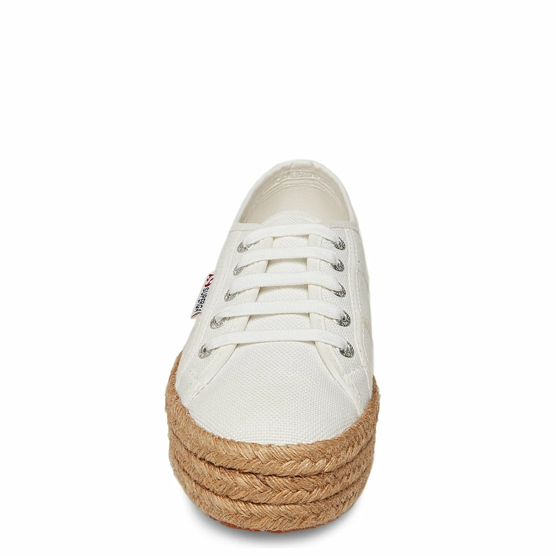 SteveMadden Super Platforms S00CF20 WHITE FABRIC