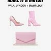 SteveMadden SHOP THE LOOK VALA + LYNDEN + BWORLDLY PINK PATENT Pre-Order